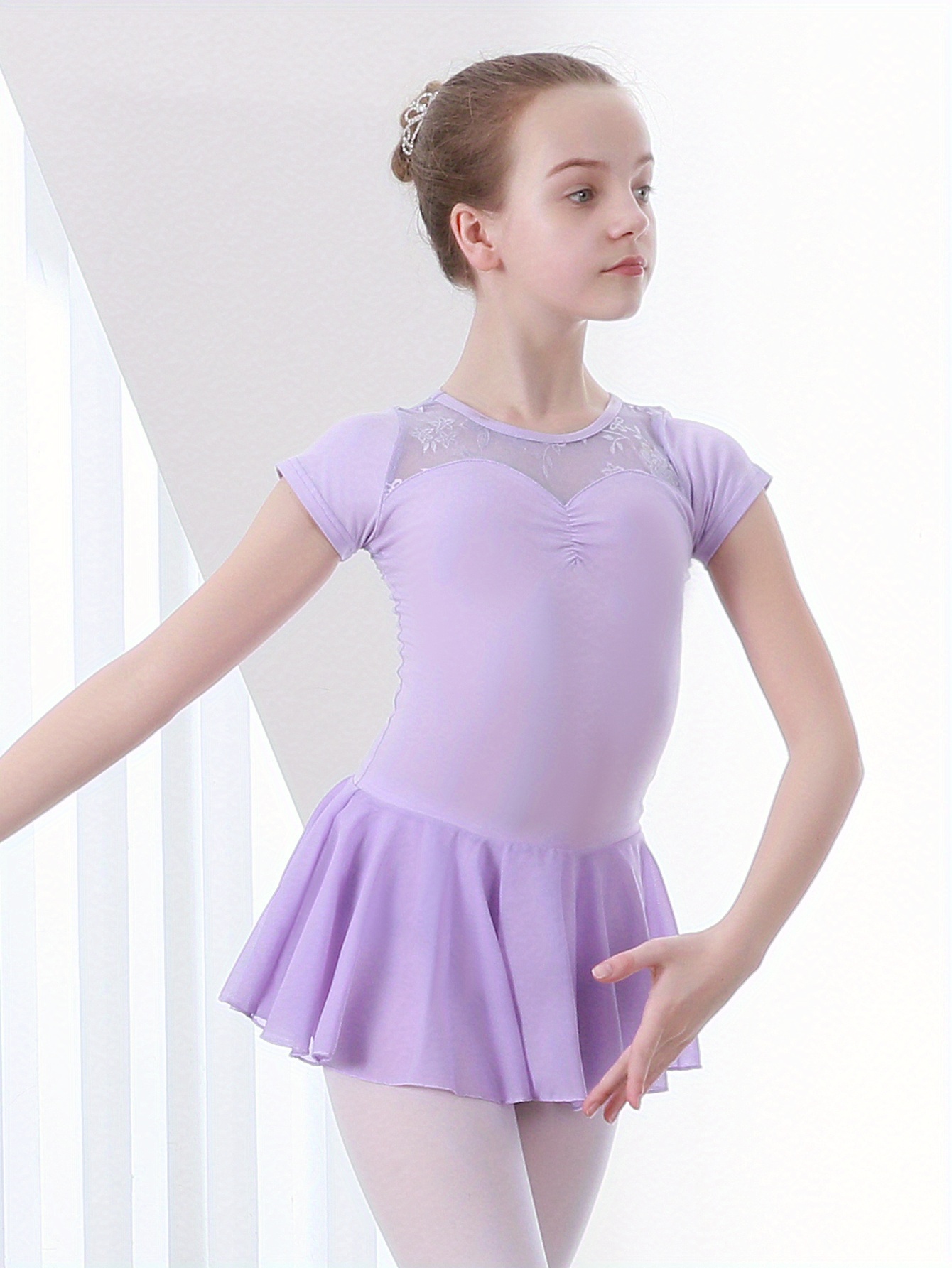 Cotton Comfy Solid Slim Ballet Leotard Kids Clothes Girls - Temu
