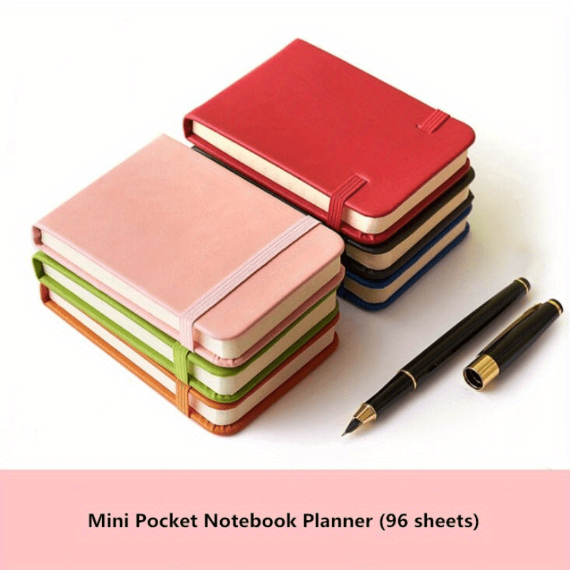 A7 Mini Pocket Multi color Notebook Diary Monthly Weekly - Temu