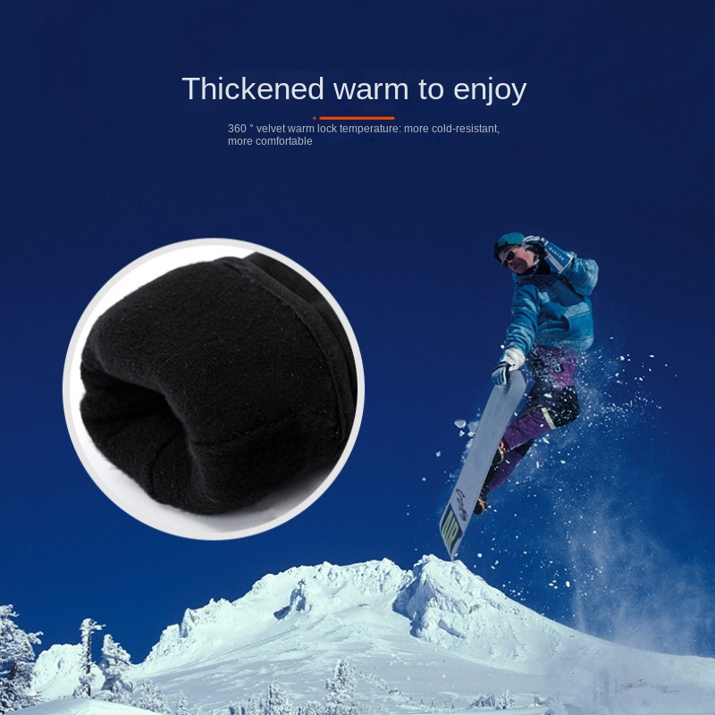 Winter Ski Sunglasses Goggles & Neck Gaiter Face Mask & Warm Touch Screen Glove