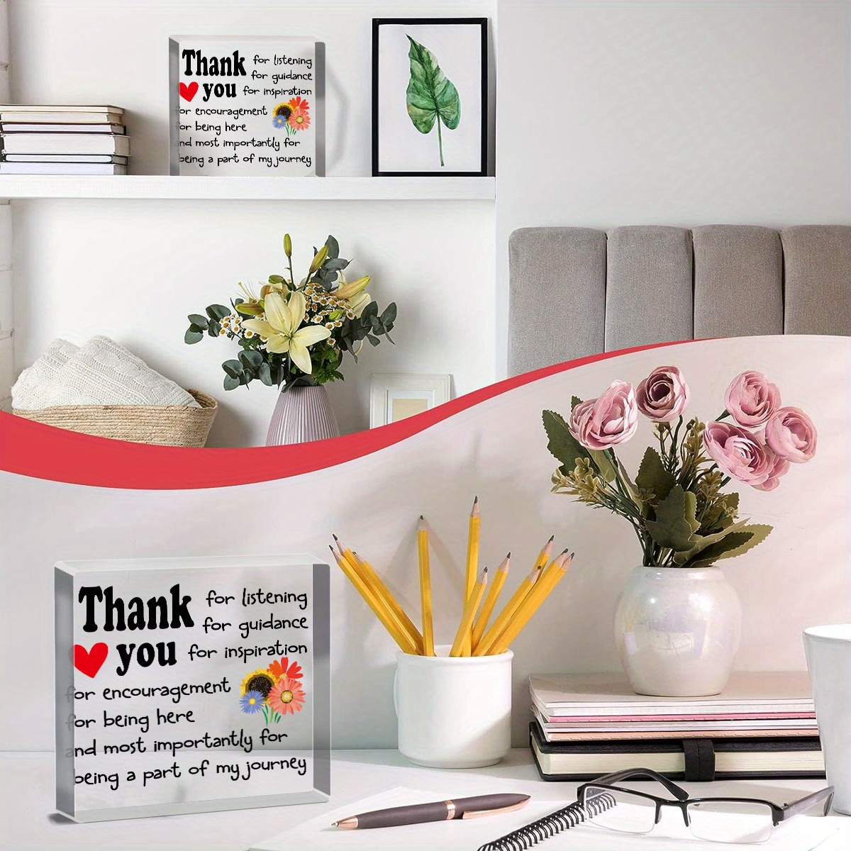 Employee Gifts for Women, Thank You Gifts for Coworkers Women Men,  Co-workers Gifts, May You Be Proud of The Work You Do, Desk Decor Signs for  Home