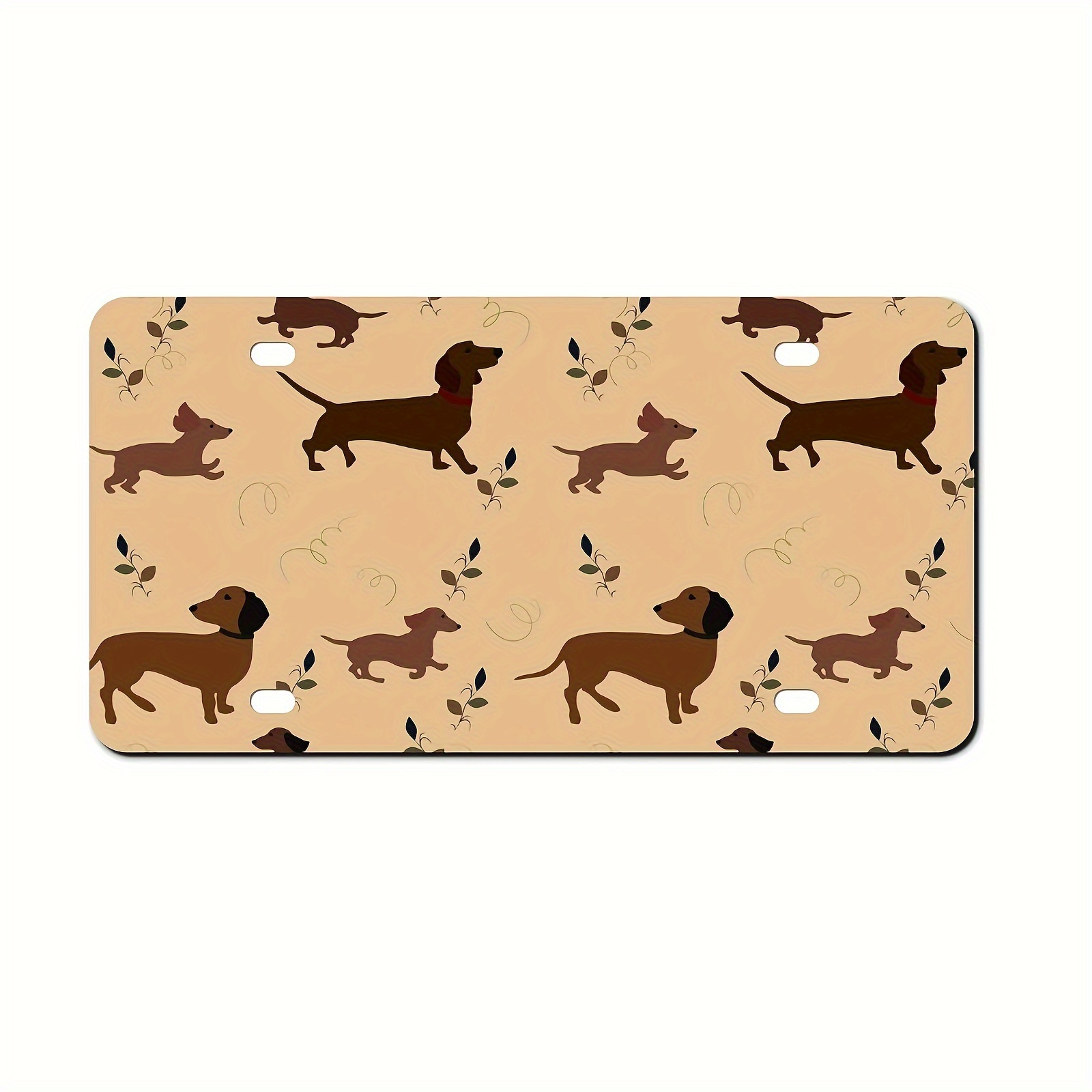 Dachshund clearance license plate