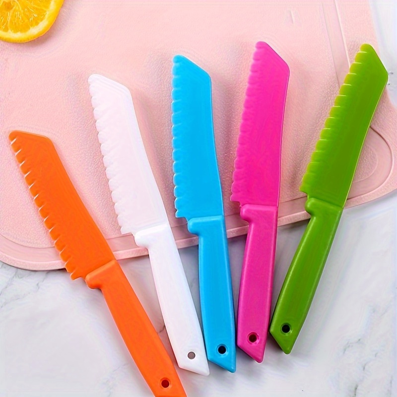 Juego De Cuchillos De Corte Para Niños | Herramientas De Cocina Segura Y Divertidas Para Aprender A Cortar Frutas Y Verduras