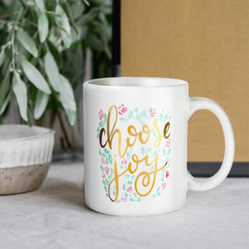 Choose Joy Stoneware Coffee Mug