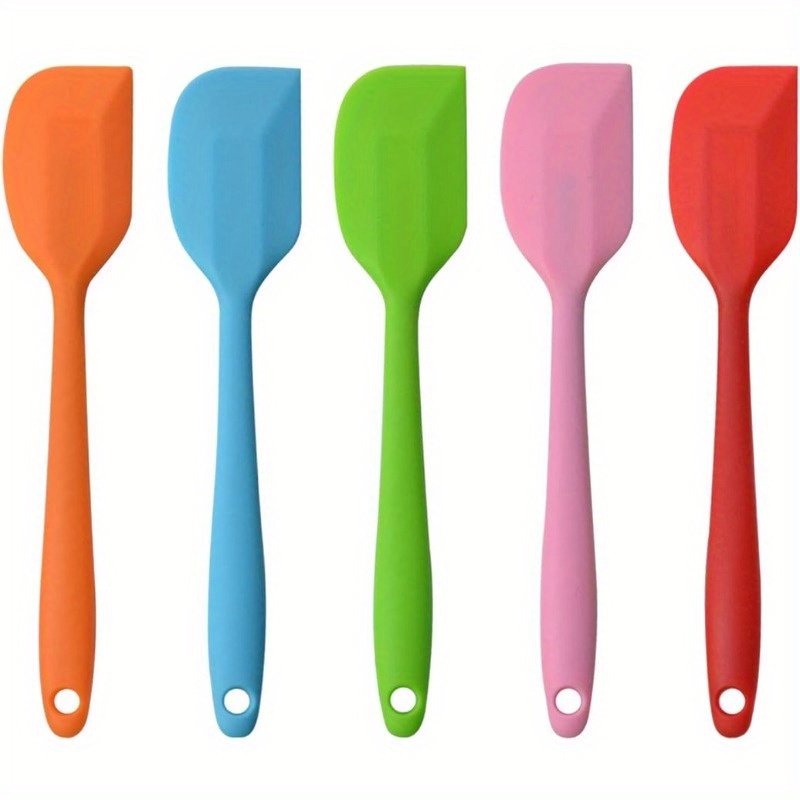 Dropship 4pcs/5pcs/7pcs Food Grade Silicone Spatula Non-stick Pan