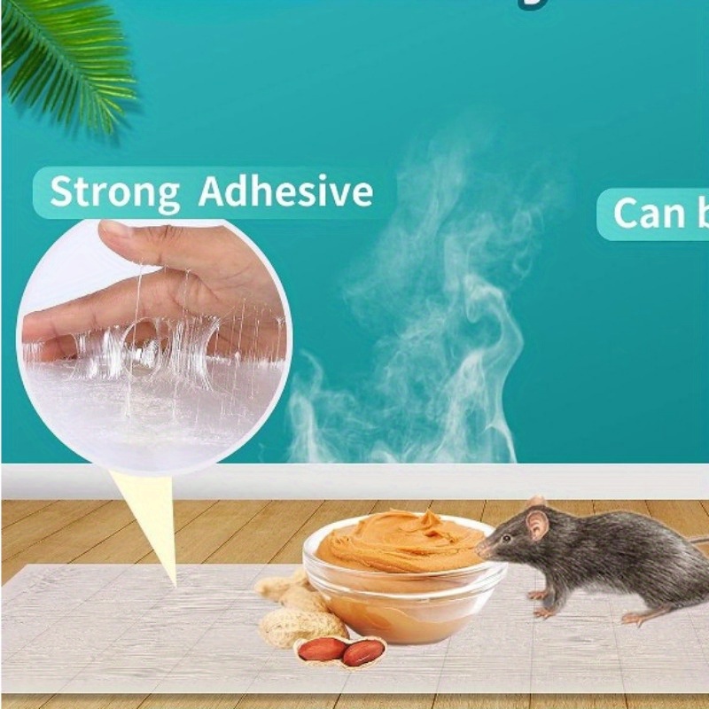 Tradineur - Trampa Adhesiva para Ratones e Insecto - 2 Unidades - No Tóxico  - Fácil colocación