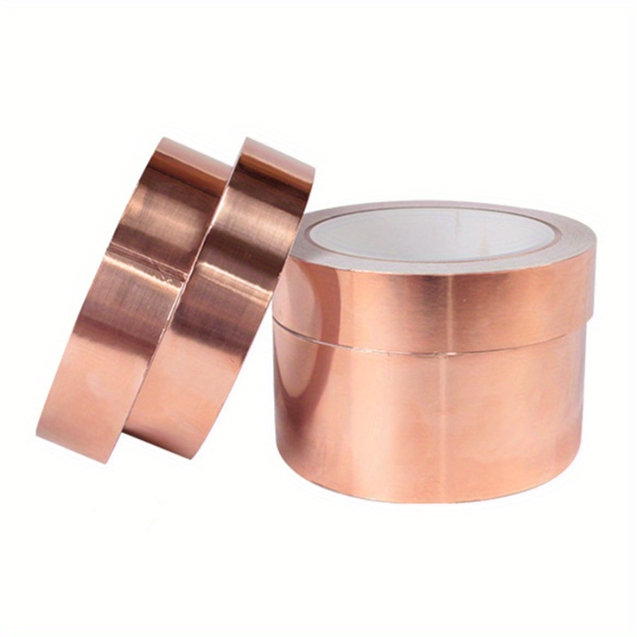 

Diy Copper Foil Tape Emi Shielding Doubel Side Conductive Repair Adhesive Tape Snail