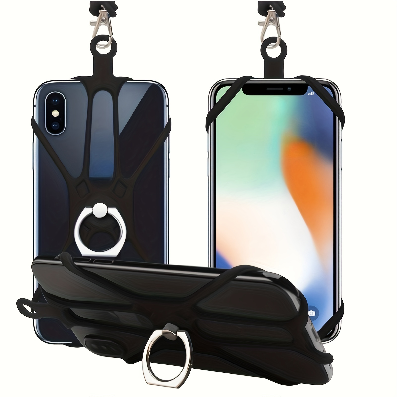 

1pc Upgrade Your Phone Safety With This Silicone Mobile Phone Holder! Halloween, Thanksgiving, Christmas Presents.