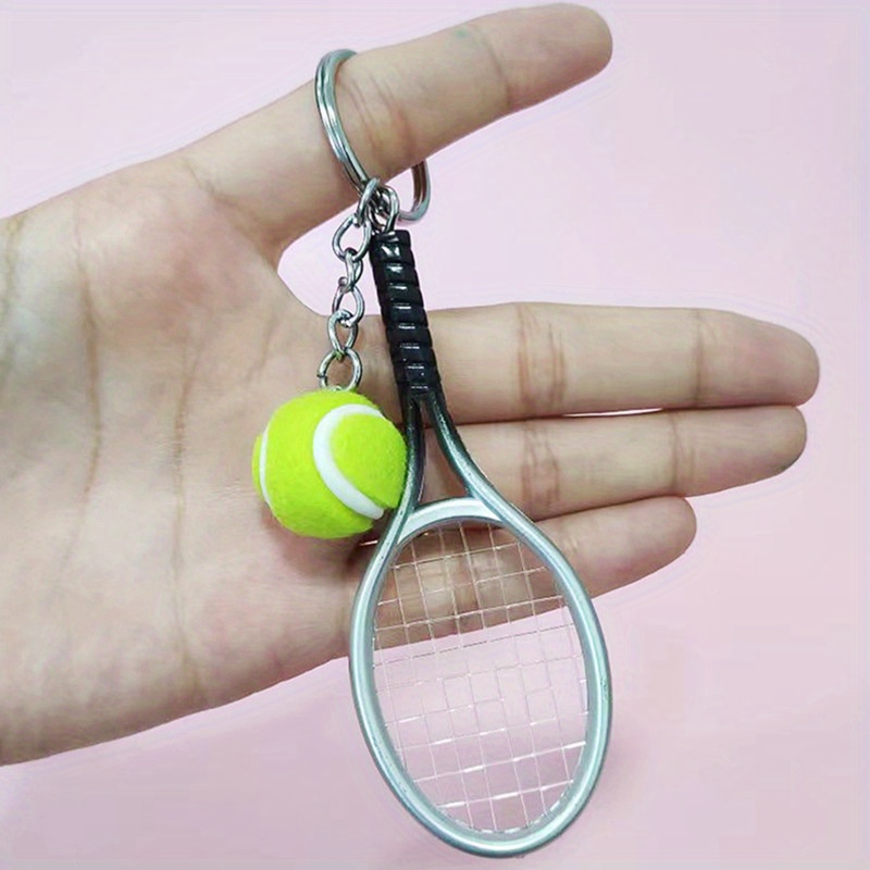 Carino Portachiavi Mini Racchetta Tennis Uomini, Portachiavi Racchetta  Tennis, Portachiavi Palla Amanti Sport, Risparmia Offerte