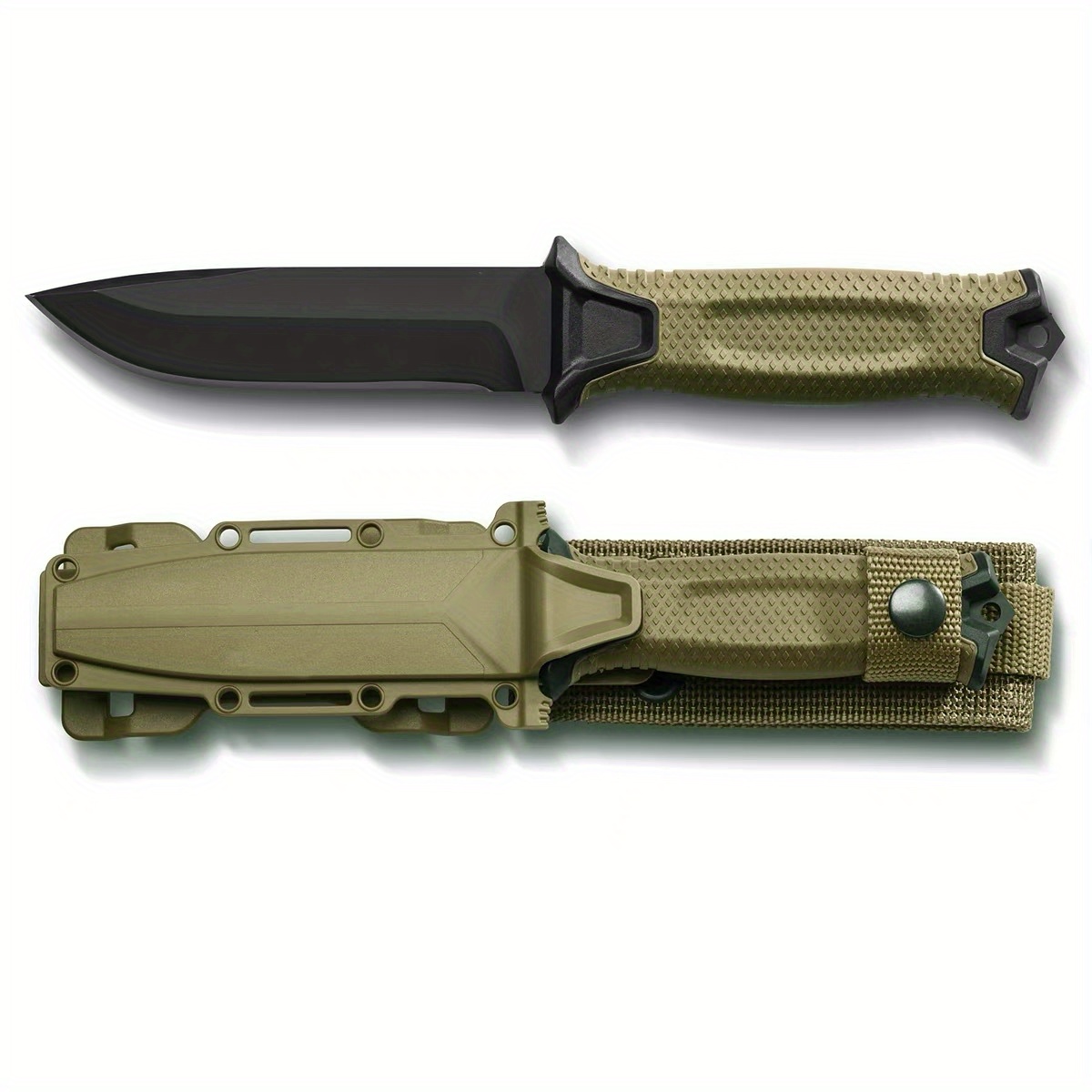  UMF Fixed Blade Knives with Sheath large Hunting Knife Full  Tang Bushcraft Knives Skinning Knife Deer Hunting Knives, Big Camping  Outdoor (b-red) : Sports & Outdoors