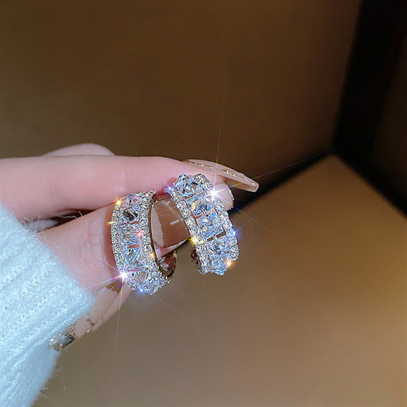 

1pair And Crystal Decor C Shaped , For A 's , Christmas, And Anniversaries