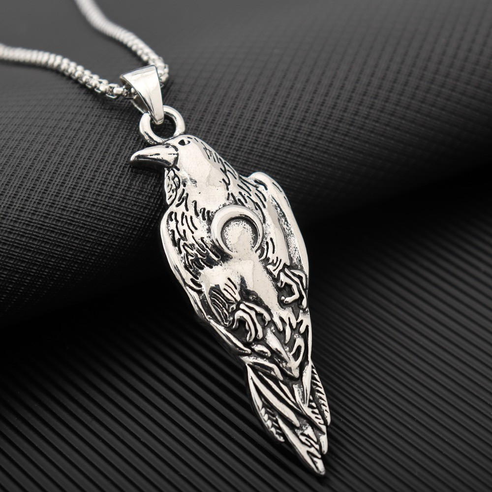 Punk Gothic Bird Fish Nature Necklace Men Jewelry Gift - Temu