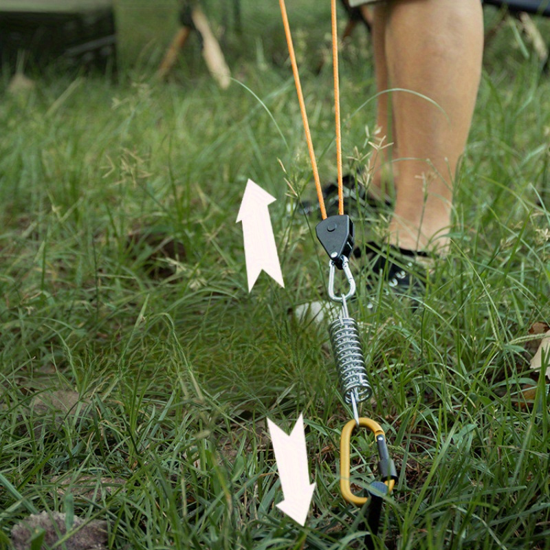 High Strength Steel Rope Fixed Buckle for Camping