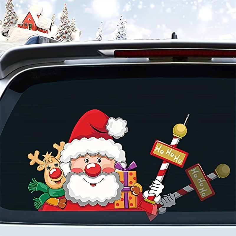 2 Stück Weihnachtsmann autowischer aufkleber - Temu Austria