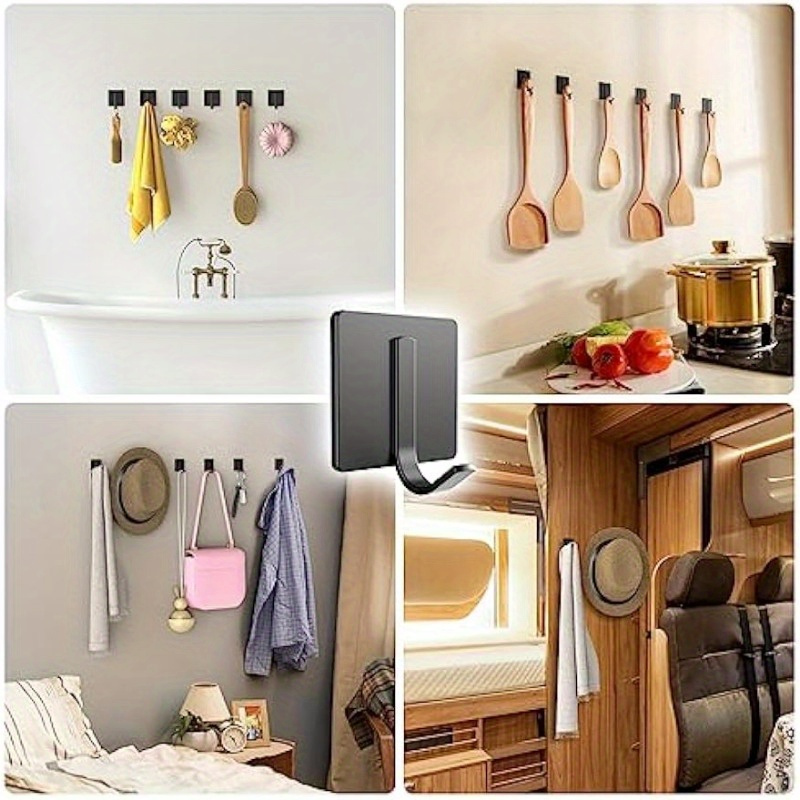 Adhesive Hooks Heavy Duty Waterproof In Shower Hooks For - Temu