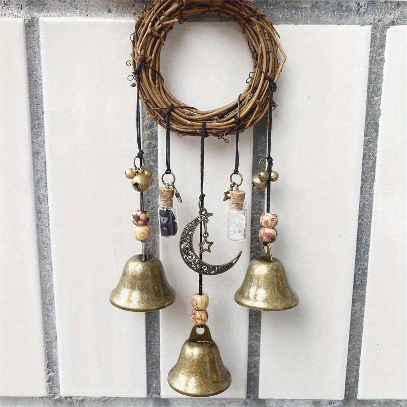 4 Styles Witch Bells Door Knob Hanger Wind Chimes Witch - Temu