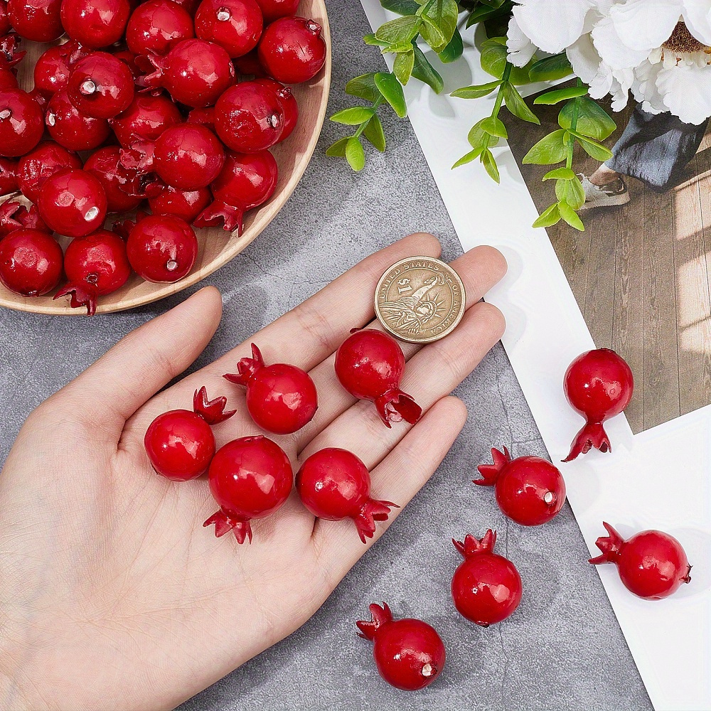 50 Pezzi Mini Melograno Artificiale Frutta Finta Realistica - Temu Italy