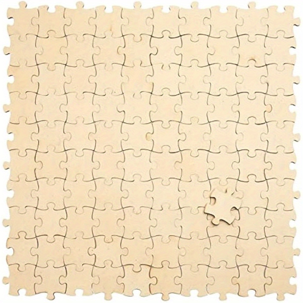 Wooden Blank Jigsaw Diy Puzzles Freeform Blank Wood Puzzle - Temu