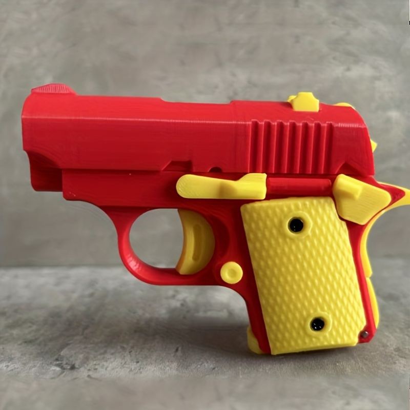 Mini Gravity Gun Toy: 3d Printed Blowback Simulation Pistol - Temu