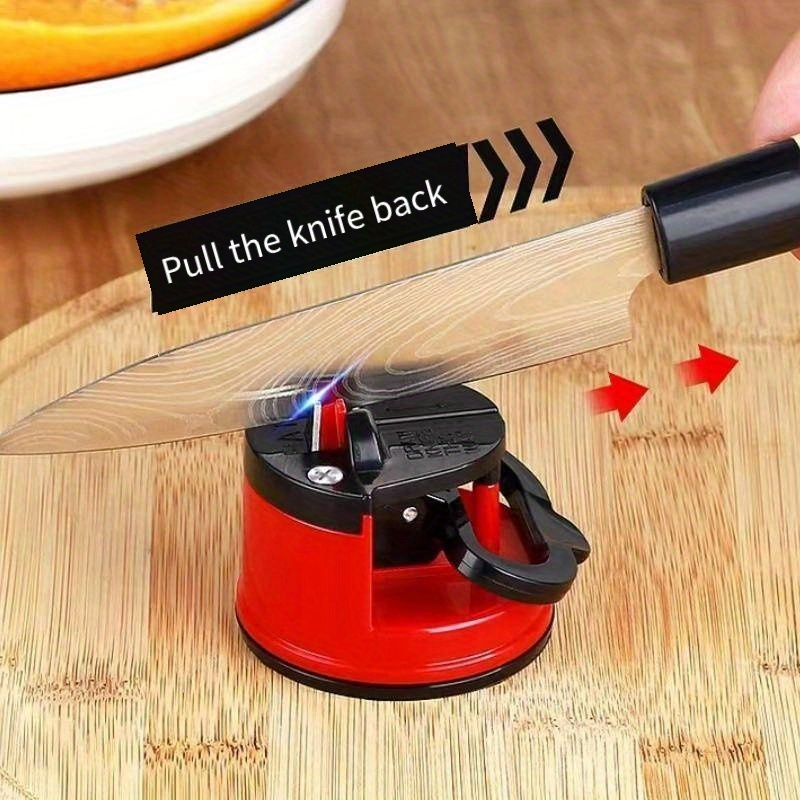 Suction Cup Whetstone Kitchen Knife Sharpener Household Stone Knives  Sharpening