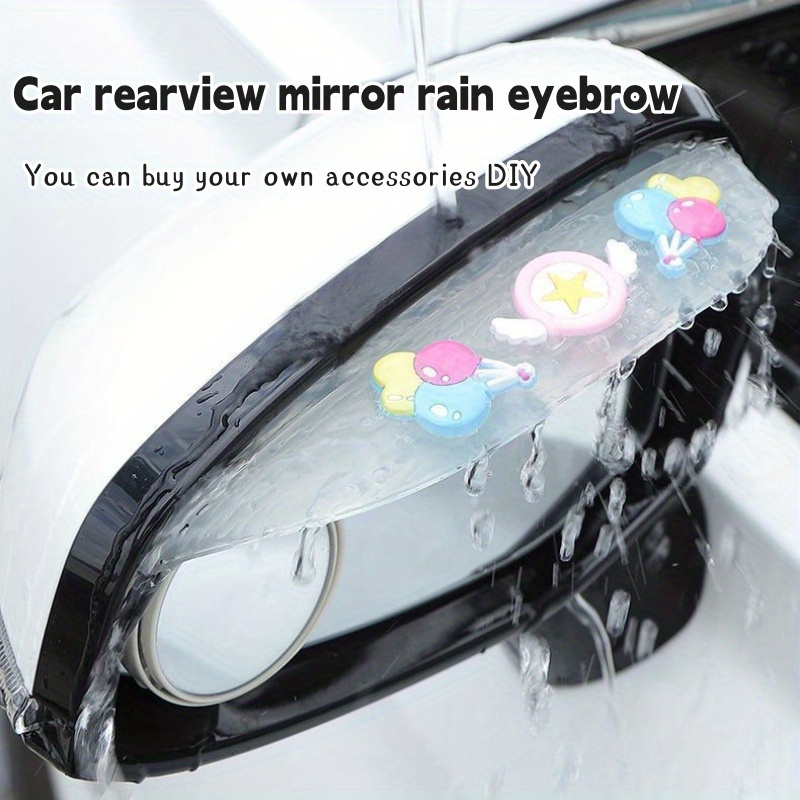 2 Stück, Auto-Rückspiegel-Regenschutz, Regen-Augenbraue