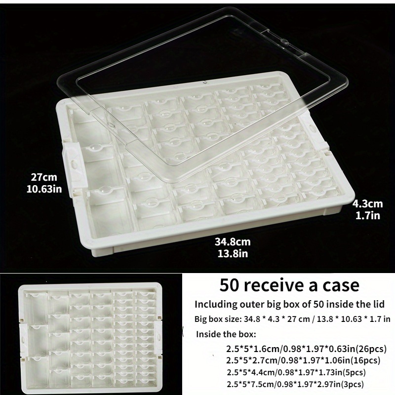 42 Grids Diamond Painting kits Plastic Storage Box Nail Art