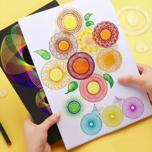 22pcs Spiral Art Set & Pen Kit Drawing Gear Art Design Set For Adults and  Kids 