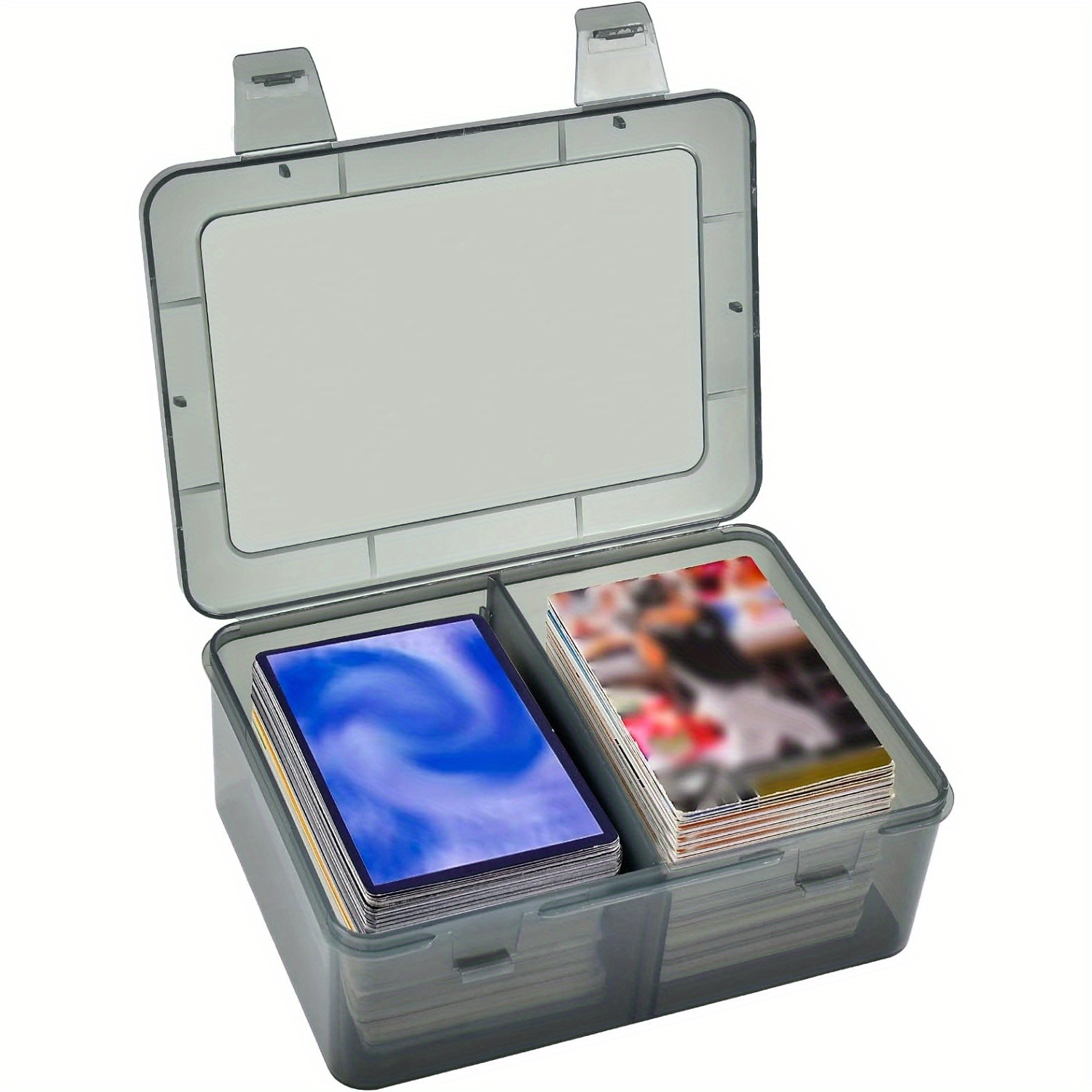 400 Trading Card Storage Box with Dividers Baseball Card Holder for Sports  Cards