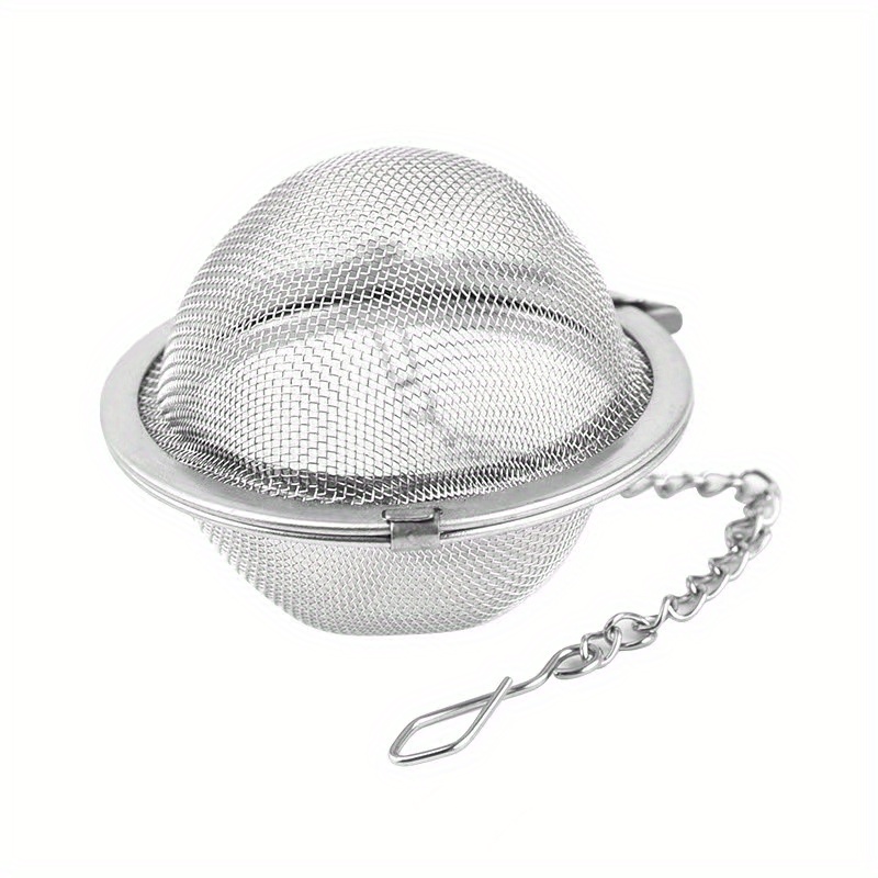 Reusable Stainless Steel Tea Ball With Extra Fine Mesh And Chain For Loose  Tea, Hot And Iced Tea, And Coffee - Perfect For One Cup Tea Brewing And Tea  Steeping - Tea