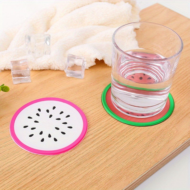 Silicone Coaster Create Fruit Color Insulated Coasters Temu