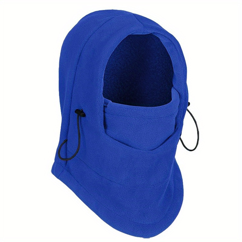 1pc Waterproof Thermal Fleece Balaclava Hat Hooded Neck Warmer Hiking Scarves For Hiking, Ideal choice for Gifts details 3