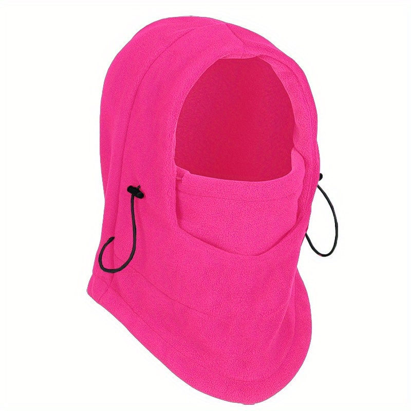 1pc Waterproof Thermal Fleece Balaclava Hat Hooded Neck Warmer Hiking Scarves For Hiking, Ideal choice for Gifts details 4