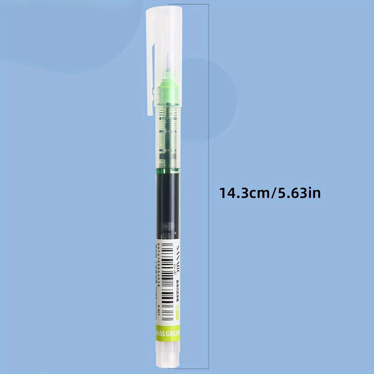 10 12 pcs quick drying color neutral ballpoint pens 0 5mm needle carbon pens details 3