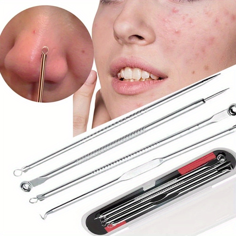 Acne Removal Needle Stainless Steel Pimple Blackhead Remover - Temu Canada