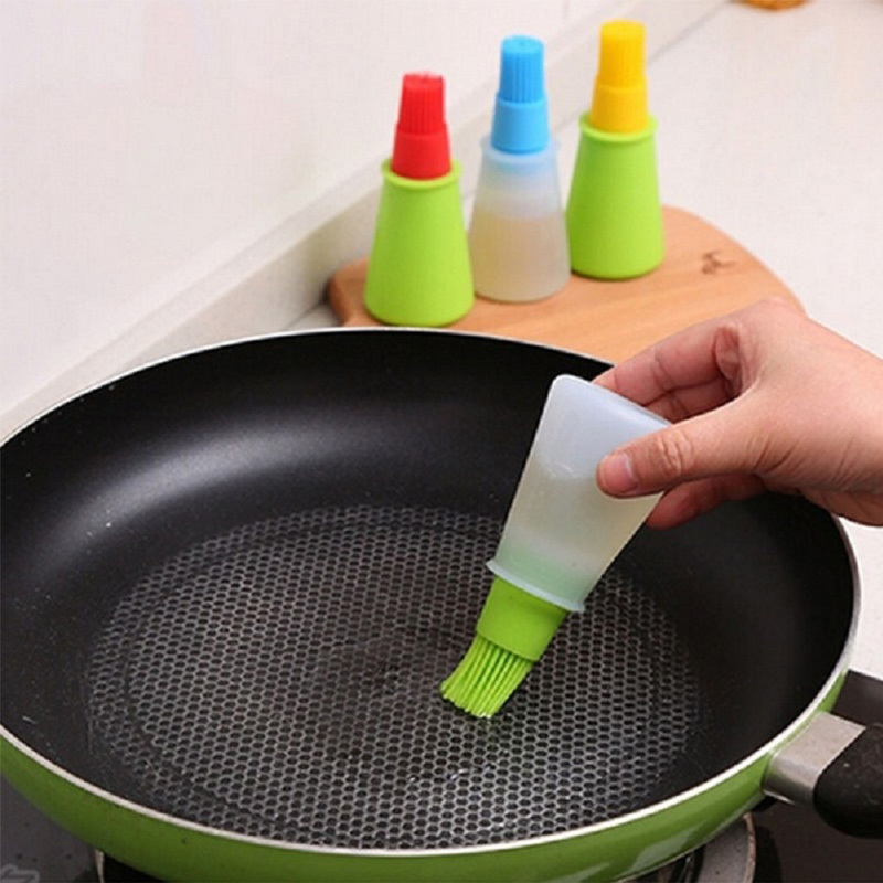 1 pezzo Strumento accessorio da cucina Pennello per olio per barbecue in  silicone Pennello per imbastitura Torta Burro Pane Pennello per pasticceria  Utensile da cucina Gadget da cucina colore casuale