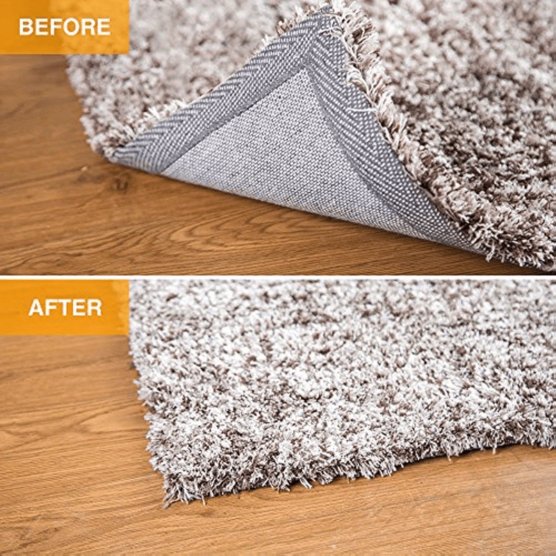 Rug Gripper, Washable Non Slip Rug Pads For Rug Gripper For Hardwood  Floors, Double-sided Adhesive Rug Pad Clips Allow You To Keep Carpet Flat,  Easy To Peel And Clean - Temu