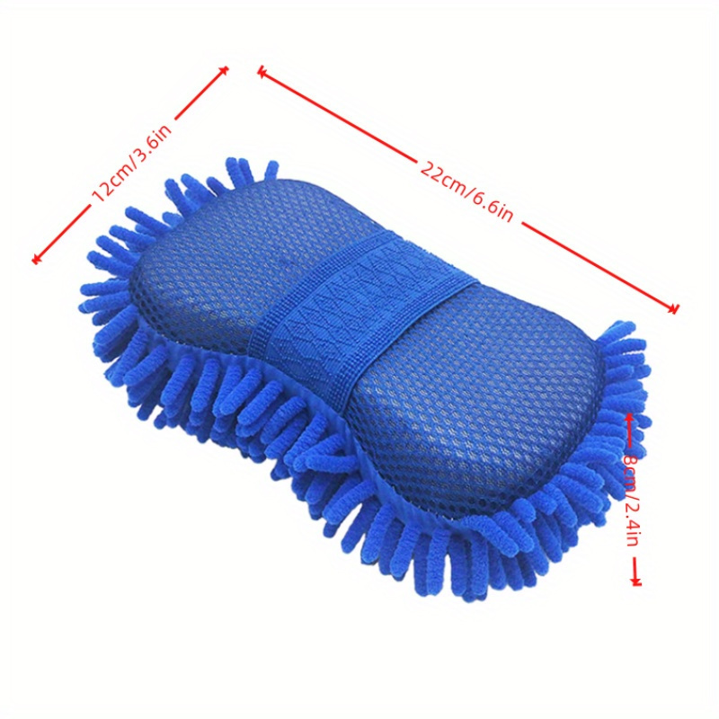 Chenille Car Wash Gloves Microfiber Wipe Car Sponge - Temu