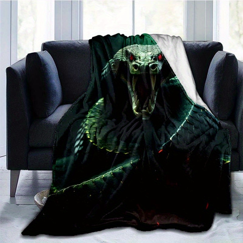 1pc horror snake thin blanket lightweight Temu United Kingdom