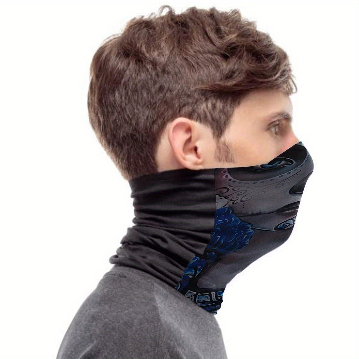 1pc Black Tactical Bandana Face Mask Outdoor Activities Face Protection  Ideal Choice Gifts - Jewelry & Accessories - Temu