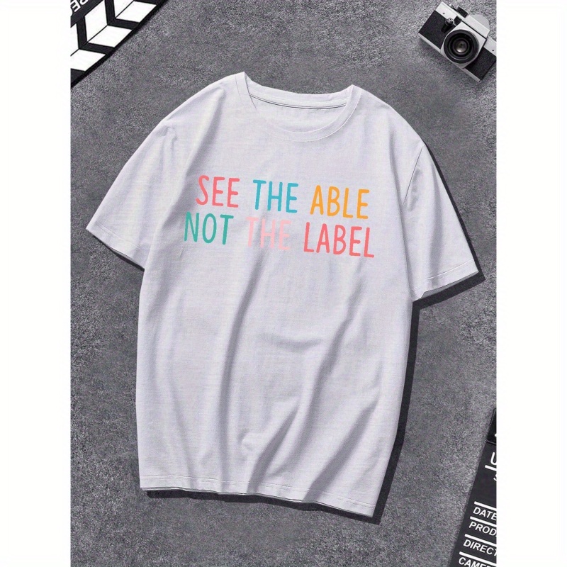 

See The Able Print Men's Casual T-shirt For Summer Outdoor, Gift For Men