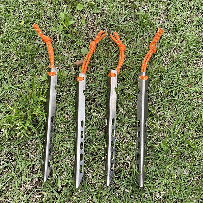 Ultralight Tent Stakes Pegs Tent Nails Multi Use Windproof Ground