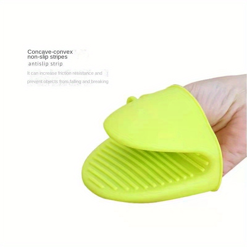 Silicone Pot Holders Silicone Hand Clip Solid Color Handle - Temu