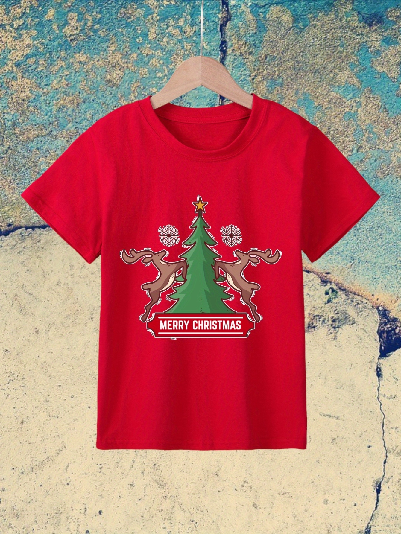 Camiseta Manga Corta Niños Navidad Ropa Verano Cómoda - Temu Chile