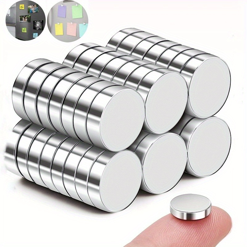 Small Magnets Metal Magnet Refrigerator Magnets Strong Thin - Temu