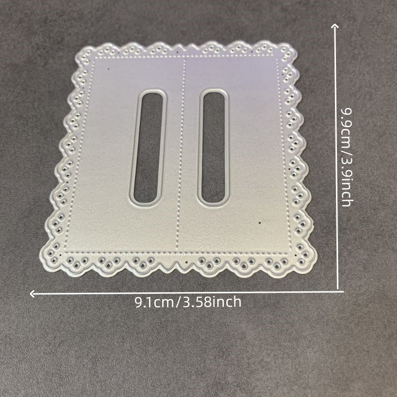 E-shop Taschengriff-Dekoration Metall-Stanzformen Schablonen für DIY Scrapbooking Dekorative Prägung Handwerk Stanzvorlage