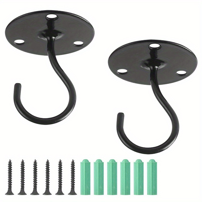 4pcs Ceiling Hooks For Hanging Plants Metal Plant Bracket Iron Wall Mount  Lanterns Hangers For Hanging Bird Feeders Lanterns Wind Chimes Planters  Outdoor Decoration Hooks - Patio, Lawn & Garden - Temu