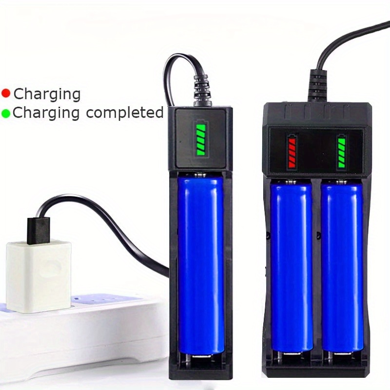 4pcs 3.7v 2200mAh CR123A rechargeable lithium battery+1pcs USB Charger  16340 18650 18500 14500 CR123A Battery Charger - AliExpress