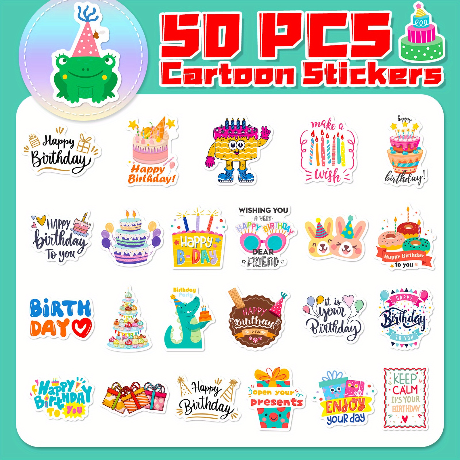 Birthday Stickers For Adults