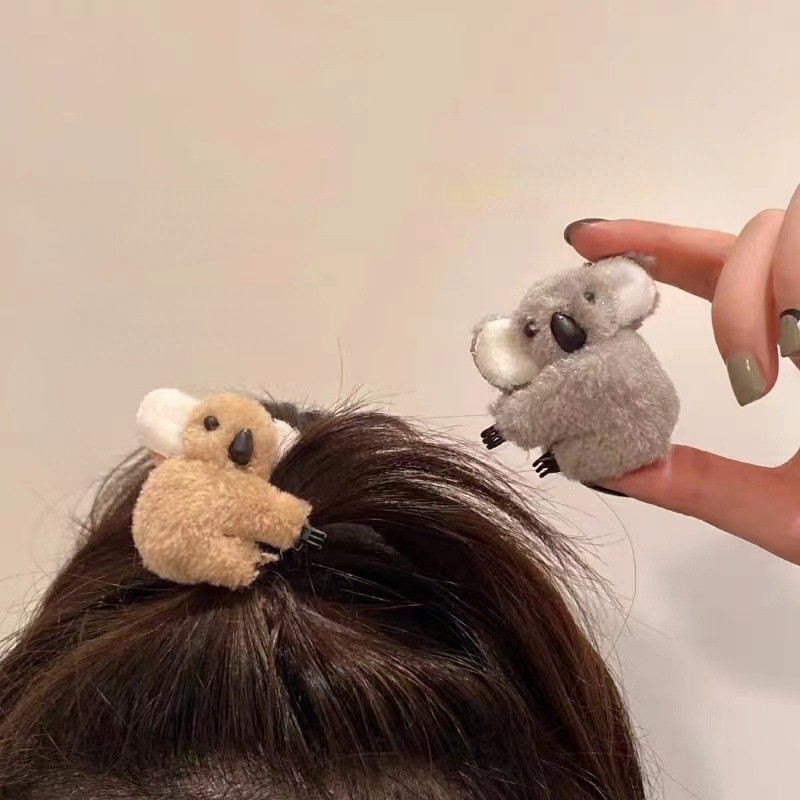 Pinzas de pelo con diseño de oso koala, un accesorio encantador
