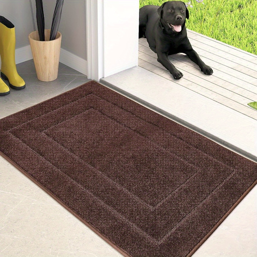 Dog Floor Mat, Absorb Moisture And Dirt Rugs, Absorbent Non-slip Washable  Mat, Quick-dry Microfiber, Dog Floor Mat, Entry Indoor Door Mat For Inside  Floor - Temu