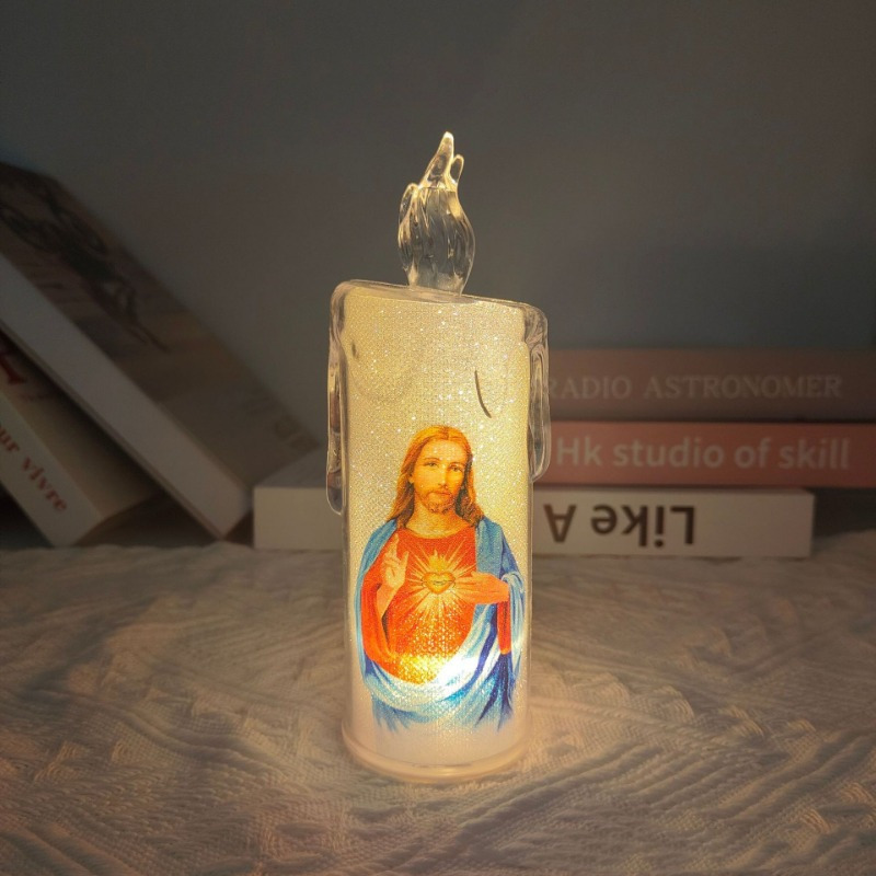 Sacred Heart Candle (Chrism)